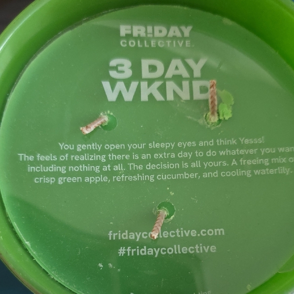 Yankee Candle Green 3 Day WKND Candle - Picture 8 of 11